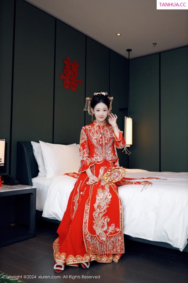 [XiuRen]高清写真图 2024.08.05 No.8972 唐安琪 性感新娘装